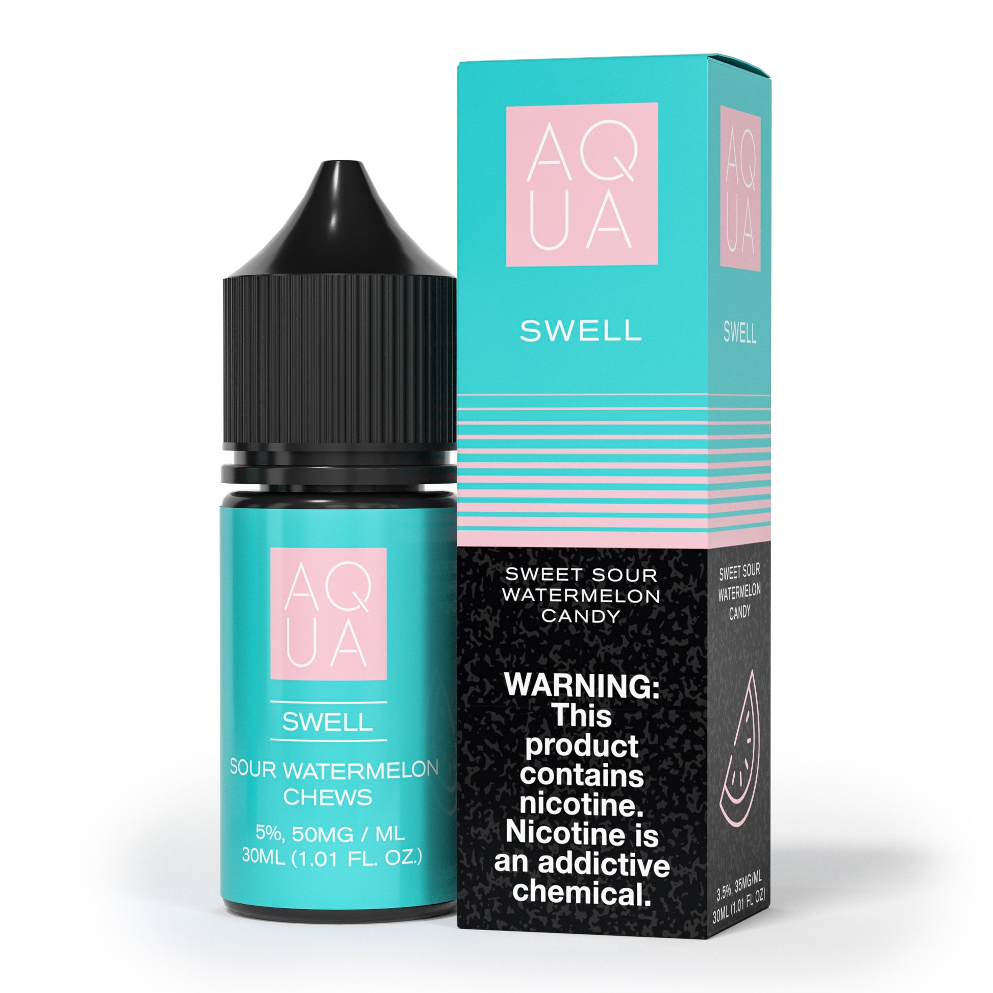 Aqua SALTS E-Liquid - Swell, 30mL | 50mg with packaging
