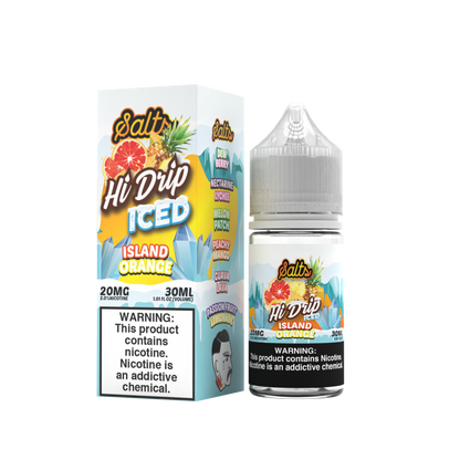 Island Orange Iced by Hi-Drip 20mg Salts Series 30ml With Packaging