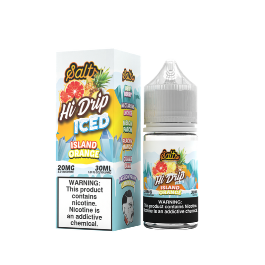 Island Orange Iced by Hi-Drip 20mg Salts Series 30ml With Packaging