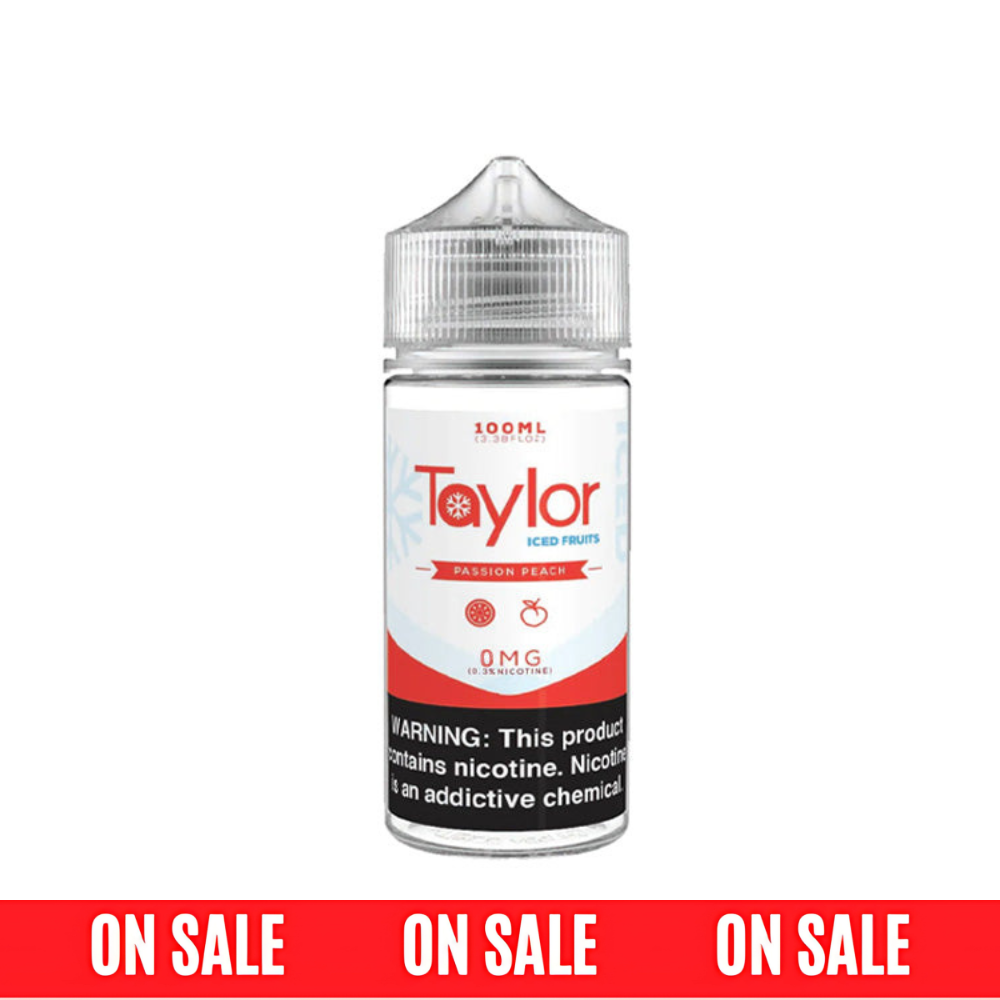 Taylor - Passion Peach Iced E-Juice, 100mL