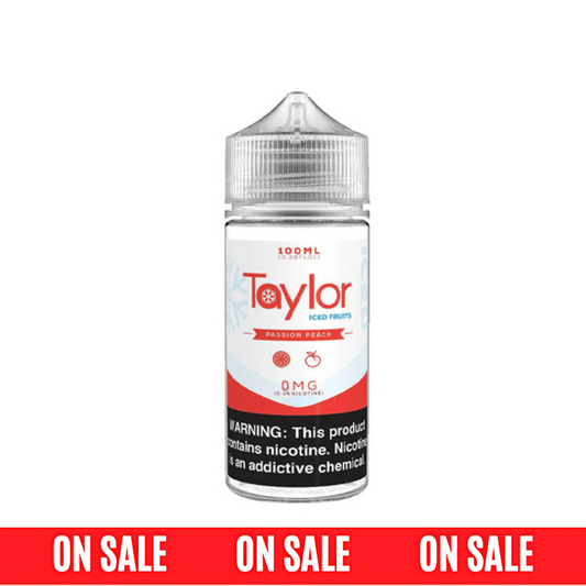 Taylor - Passion Peach Iced E-Juice, 100mL
