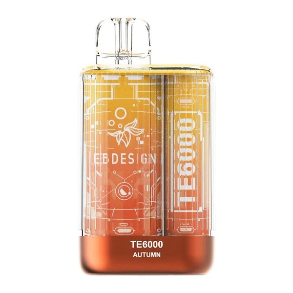 TE6000 (Non Branded EBDESIGN) 6000 Puffs 10.3mL 4% Disposable Autumn