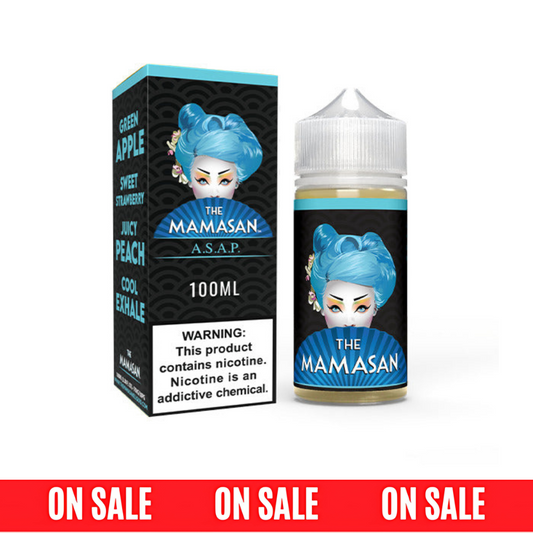 The Mamasan - A.S.A.P. (Apple Peach Strawberry) E-Juice, 100mL