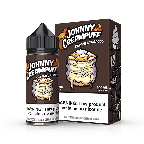 Caramel Tobacco by Tinted Brew – Johnny Creampuff TFN Series 100mL With Packaging