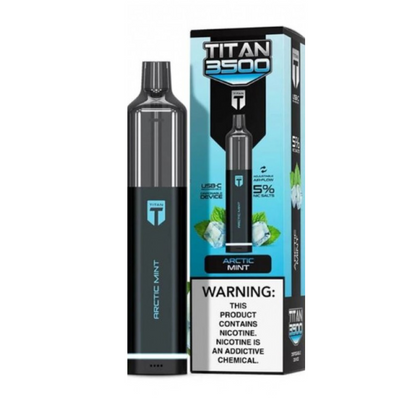 Titan Disposable | 3500 Puffs Arctic Mint with Packaging