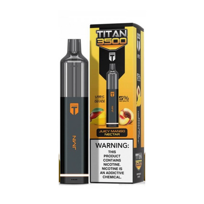 Titan Disposable | 3500 Puffs Juicy Mango Nectar with Packaging