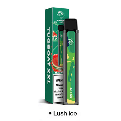 Tug Pod XXL Disposable 2500 Puff 6.6mL 50mg  Lush Ice with Packaging