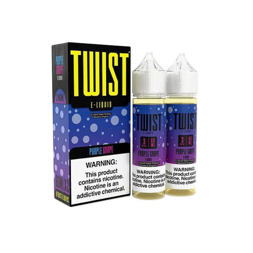 Twist E-Liquids-Purple Grape, 120mL â€¢ (60mL 2-Pack)