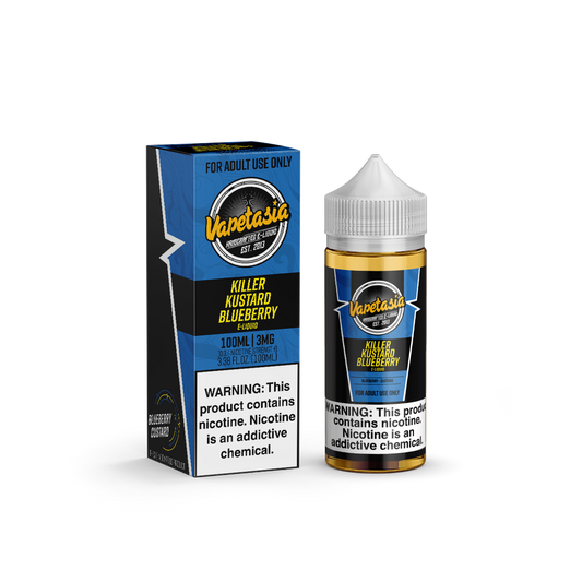 Killer Kustard Blueberry by Vapetasia Series 100mL with Packaging