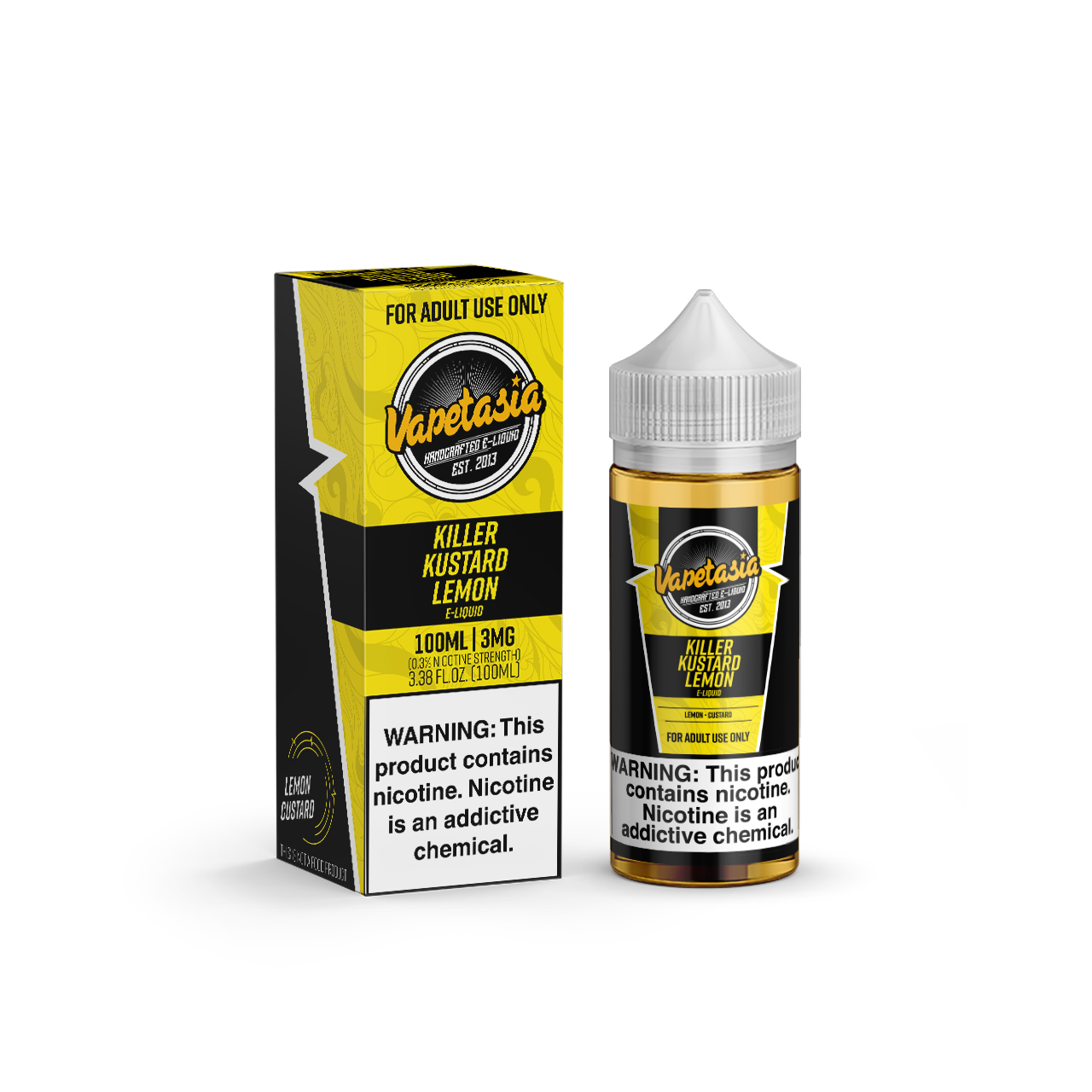 Killer Kustard Lemon by Vapetasia Series 100mL with Packaging