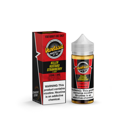 Killer Kustard Strawberry by Vapetasia Series 100mL with Packaging