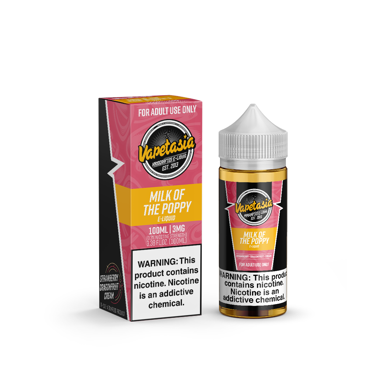 Milk of the Poppy by Vapetasia Series 100mL with Packaging