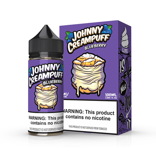 Blueberry by Tinted Brew – Johnny Creampuff TFN Series 100mL with Packaging