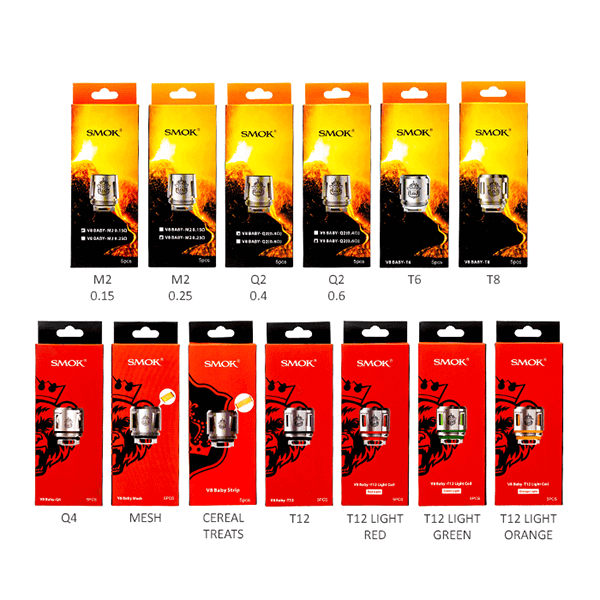 SMOK V8 Baby Prince Coils (Pack of 5) Group Photo