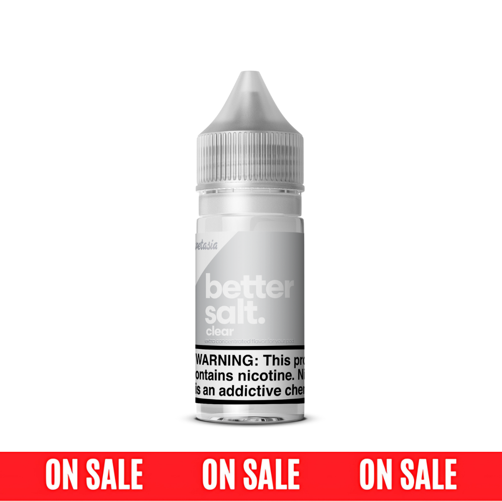Vapetasia Salt Series E-Liquid | 30mL | Salt Nic | Better Salt Clear On Sale