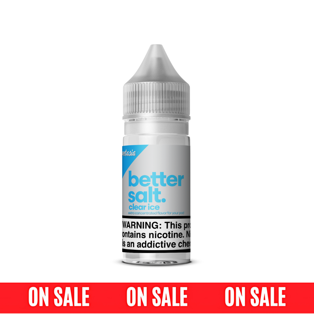 Vapetasia Salt Series E-Liquid | 30k Puffs | 0mg | Better Salt | Clear Ice 