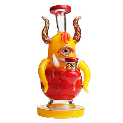 Lookah - 8″ Mini One-eyed Big-bellied Monster Bong (WPC1205) | Yellow