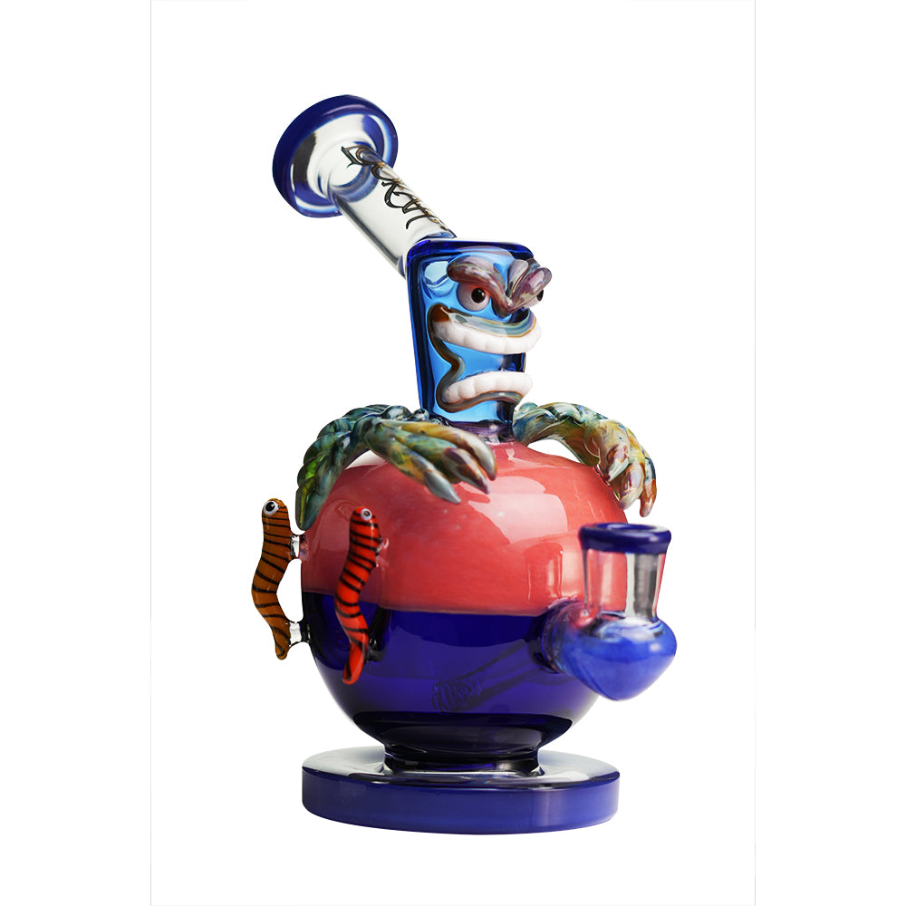 Lookah - 9″ Mini Poison Apple Water Pipe (WPC1210) | Dark Blue