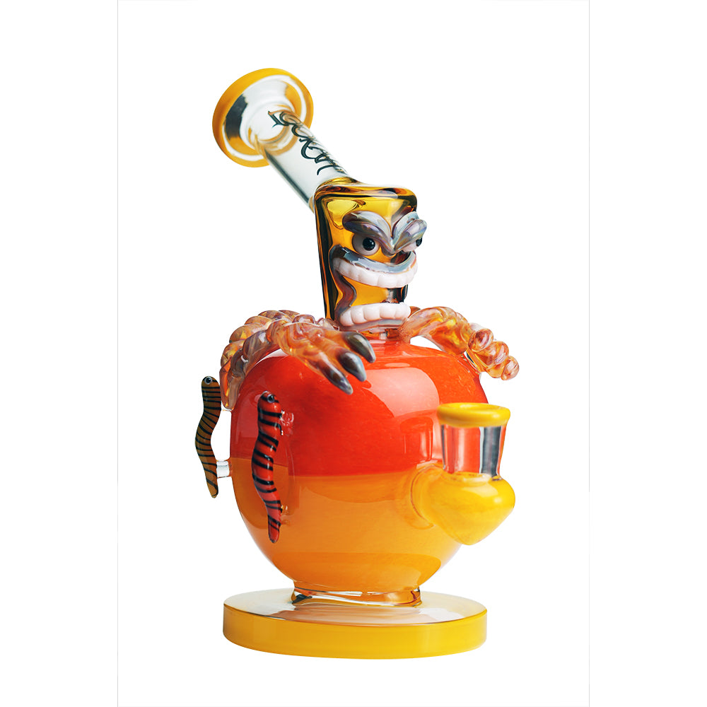 Lookah - 9″ Mini Poison Apple Water Pipe (WPC1210) | Yellow