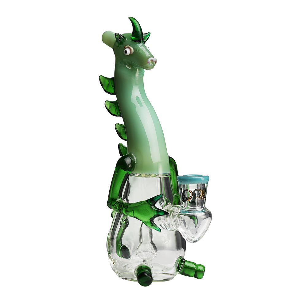 Lookah - 10″ Mini Cute Dragon Water Pipe (WPC1215) | Green