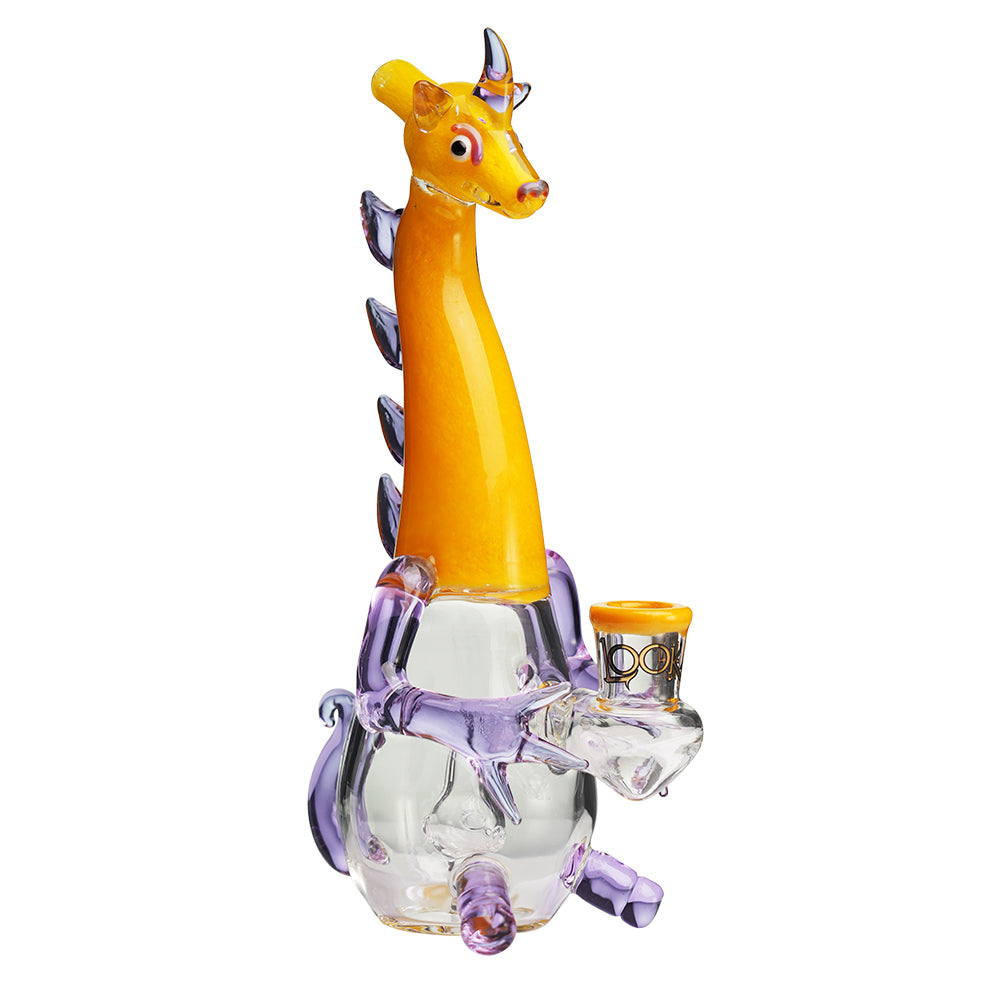 Lookah - 10″ Mini Cute Dragon Water Pipe (WPC1215) | Yellow