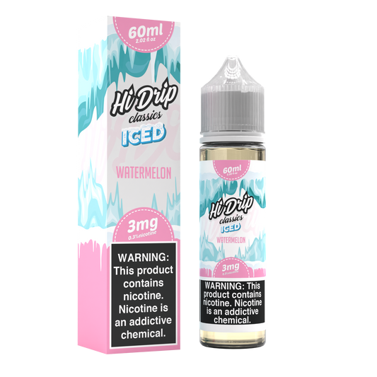 Watermelon Iced by Hi-Drip Classics E-Liquid 60ML with Packaging