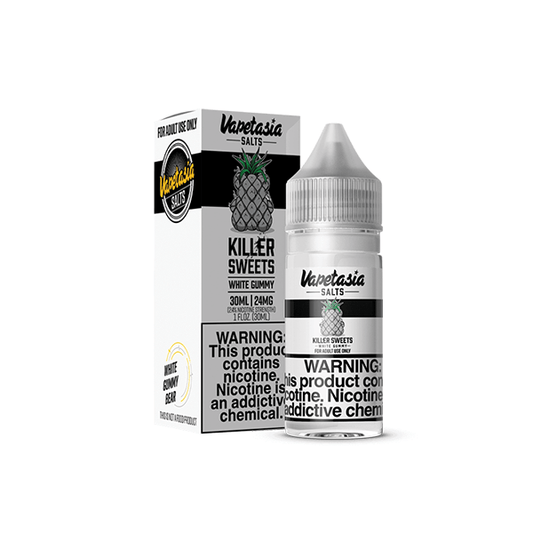 Killer Sweets White Gummy by Vapetasia Salts 30ml with Packaging