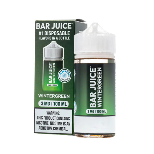 Wintergreen by Bar Juice BJ30000 100mL (Freebase) with packaging