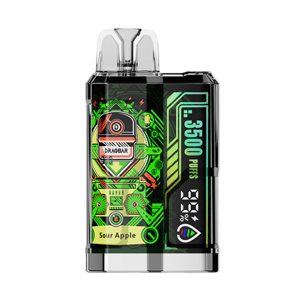 ZOVOO - DRAGBAR B3500 Disposable | 3500 Puffs | 8mL | 50mg sour apple