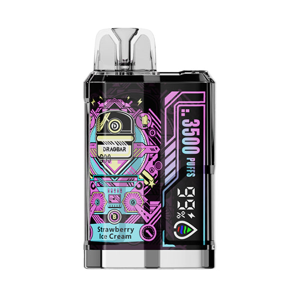 ZOVOO - DRAGBAR B3500 Disposable | 3500 Puffs | 8mL | 50mg strawberry ice cream