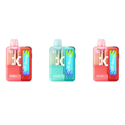 Off Stamp X Cube 35K Puff Disposable Kit, 17mL (Crystal Dispo + Power Dock)