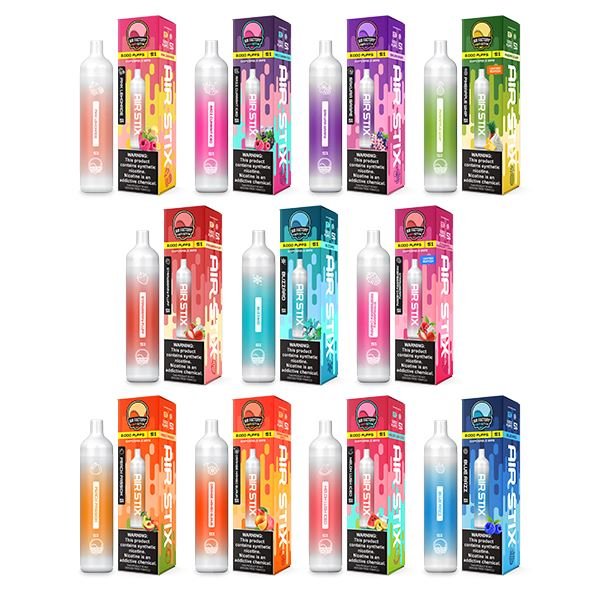 Air Factory Air Stix Disposable | 3000 Puffs | 8mL Group Photo