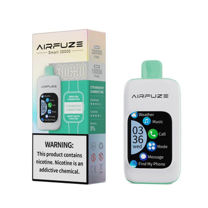 AIRFUZE Smart-Phone Disposable 30000 Puffs 20mL 50mg | Strawberry Summertime with packaging