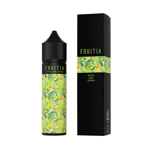 Apple Kiwi Crush Fruitia by Fresh Farms eLiquid 60mL (Freebase) with Packaging