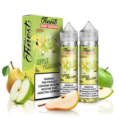 The Finest - Apple Pearadise E-Juice, 120ml (60mL 2-Pack) with Packaging