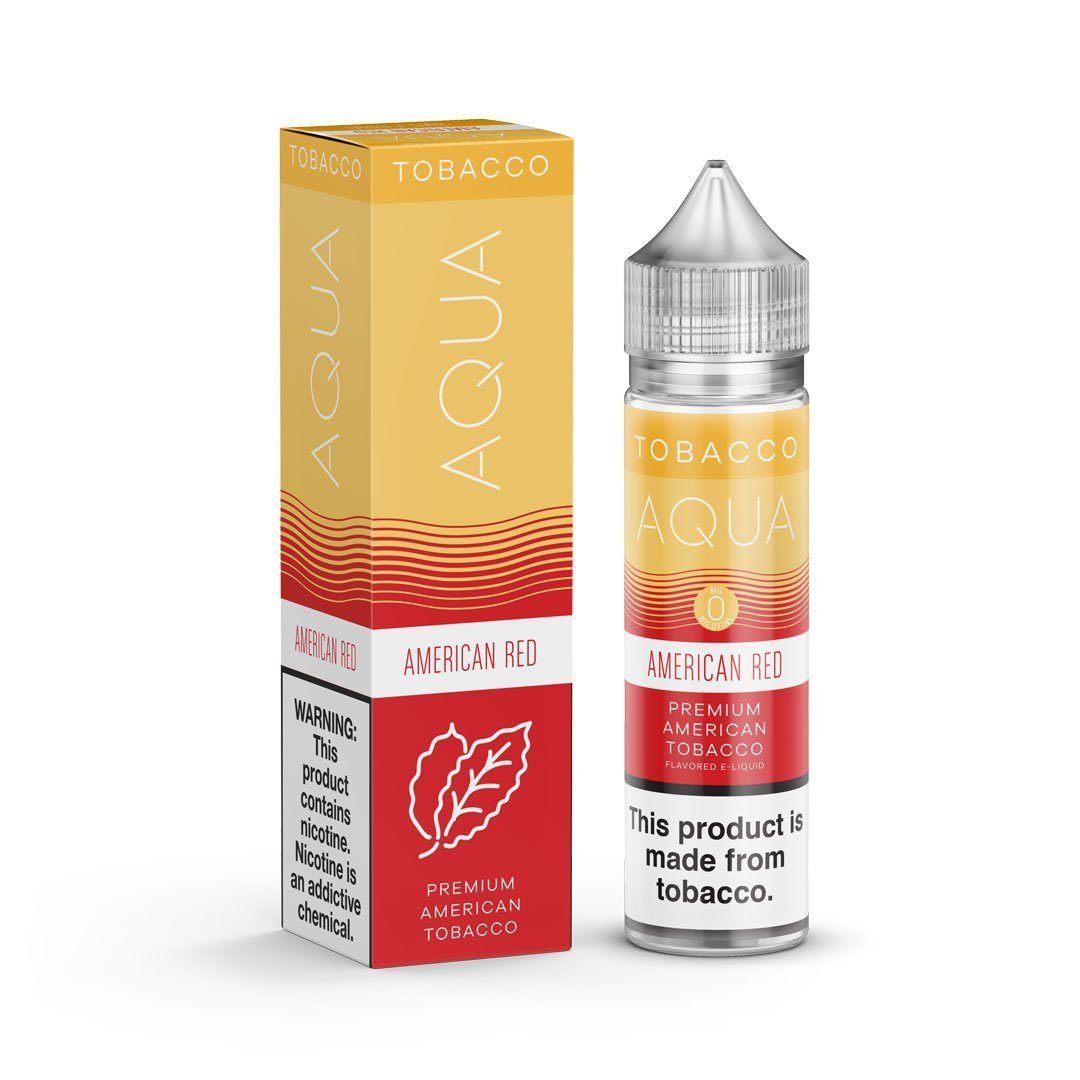 American Red by Aqua Tobacco 60ml with Packaging