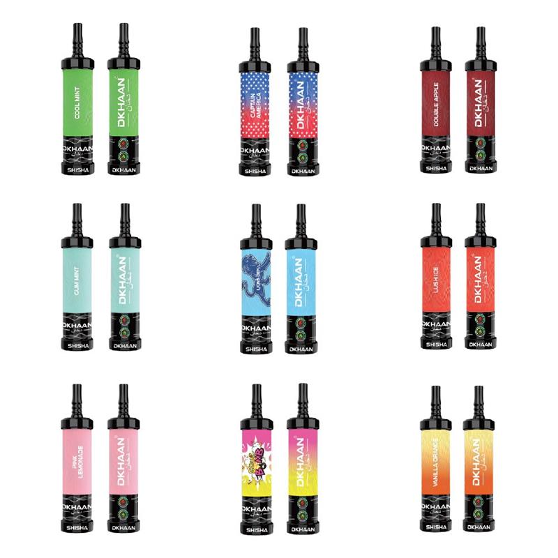 Dkhaan Shisha 60K Disposable, 40mL - Group Photo