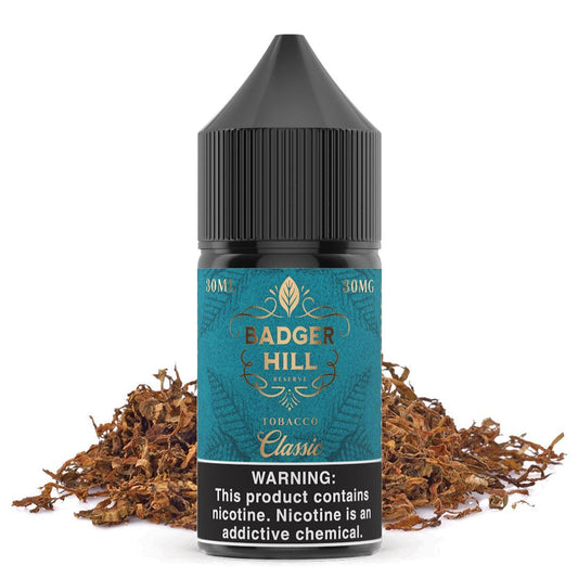 Classic by BADGER HILL RESERVE SALTS 30ml with Background