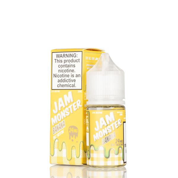 Banana By Jam Monster Salts Series 30mL with Packaging