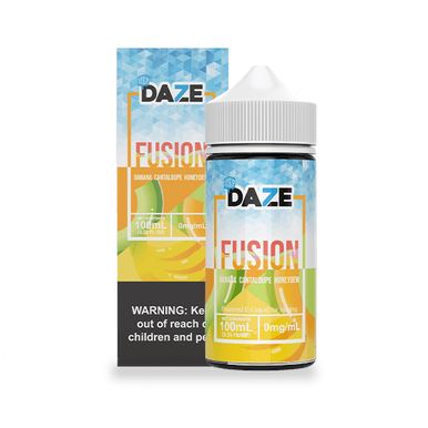 Banana Cantaloupe Honeydew Iced by 7Daze Fusion 100mL With Packaging