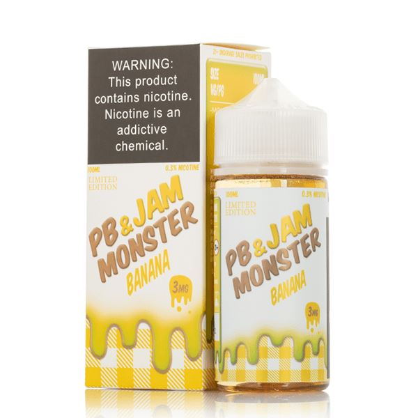 Banana PB&J by Jam Monster Series 100mL with Packaging