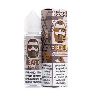 No. 24 Salted Caramel Malt by Beard Vape Co 60mL (Freebase) with Packaging