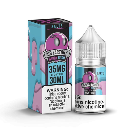 Air Factory SALTS E-Liquid - Berry Rush, 30mL with Packaging