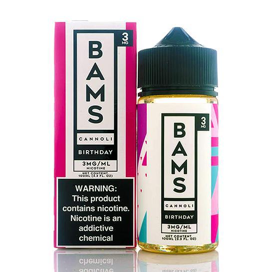 Birthday Cannoli by Bam Bam’s Cannoli Series E-Liquid 100mL With Packaging