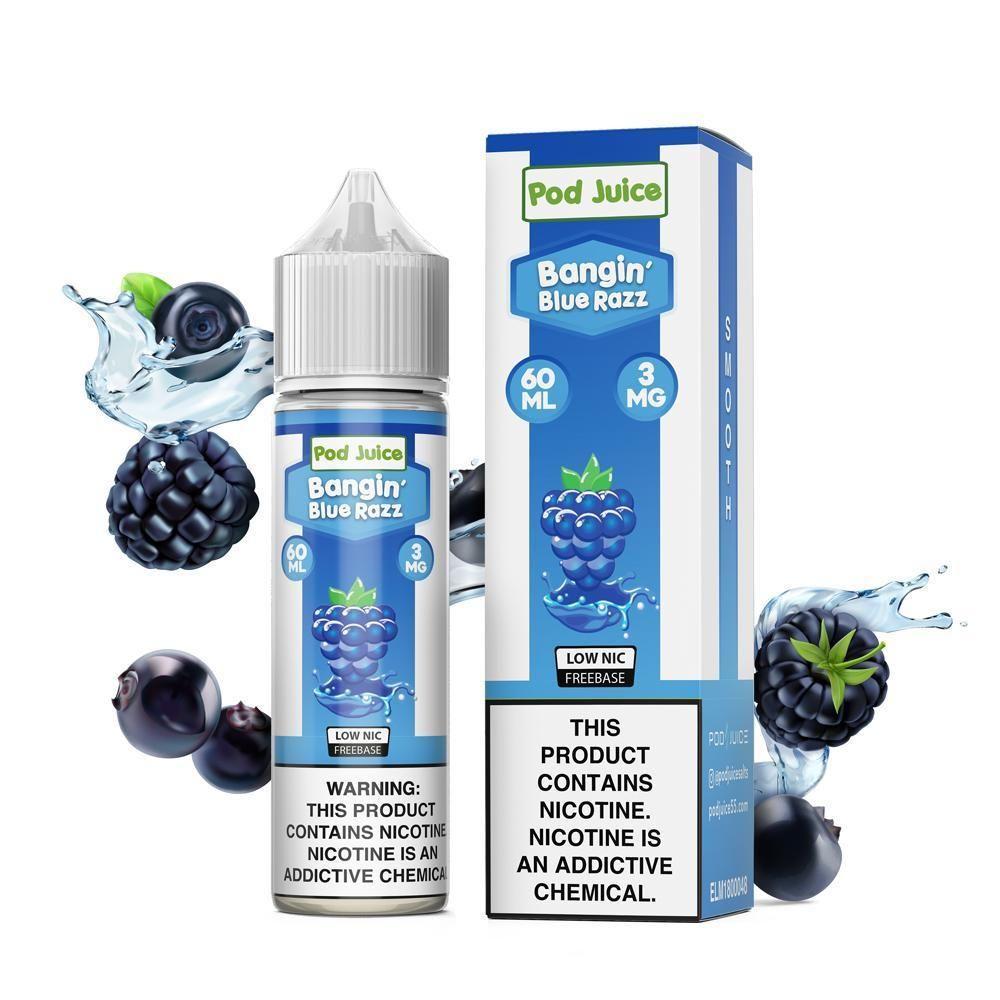 Blue Raspberry by Pod Juice 60mL with Packaging