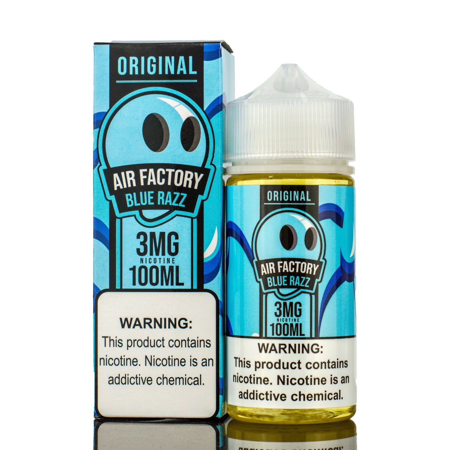 Blue Razz by Air Factory E-Liquid 100ml With Packaging