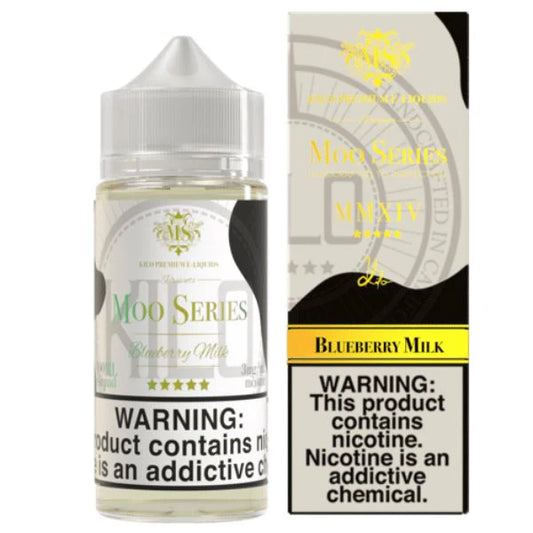 Kilo Moo - Blueberry Milk E-Juice, 100mLwith Packaging