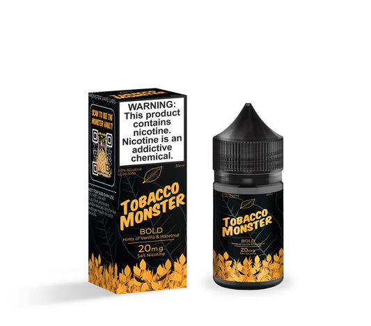 Bold by Tobacco Monster Salt Series 30mL With Packaging