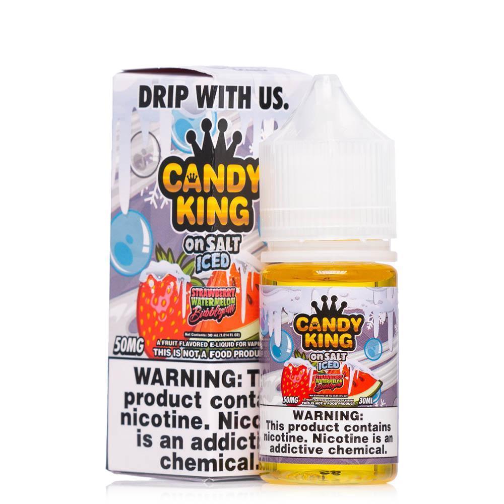 Strawberry Watermelon Bubblegum Ice by Candy King Salt 30ml with Packaging