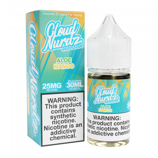 Aloe Mango Iced by Cloud Nurdz TFN Salts 30mL With Packaging